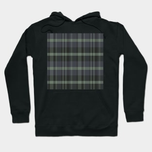 Grunge Aesthetic Iagan 1 Hand Drawn Textured Plaid Pattern Hoodie